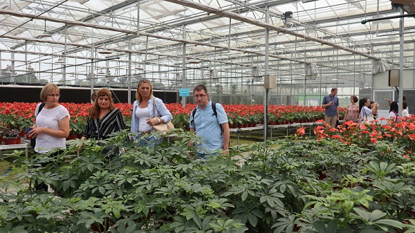 研修班一行来到由CILICILI视频APP看片与萧山农科所联合搭建的现代农业产业园进行考察 研修班一行来到由CILICILI视频APP看片与萧山农科所联合搭建的现代农业产业园进行考察